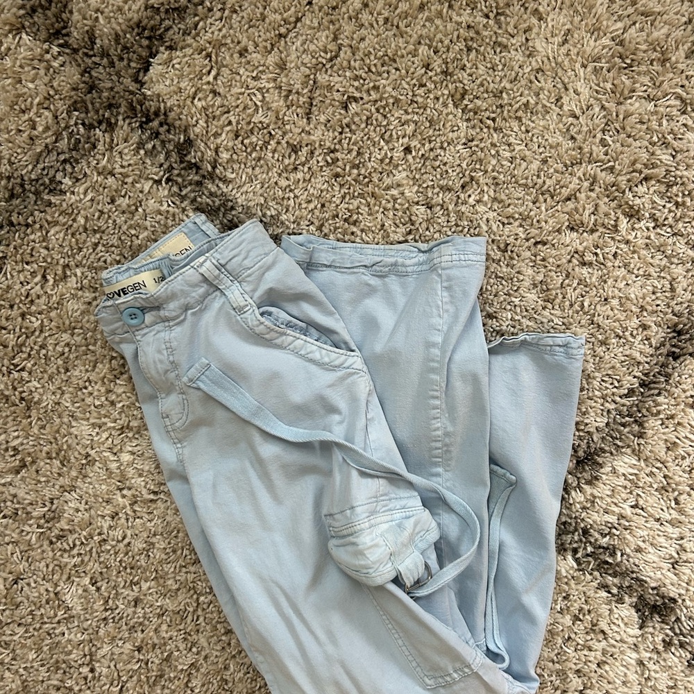 Converse Sky Blue Boyfriend Jeans